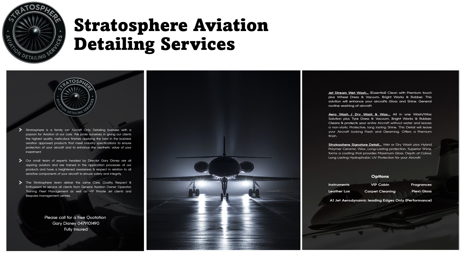 Aircraft Detailing Services